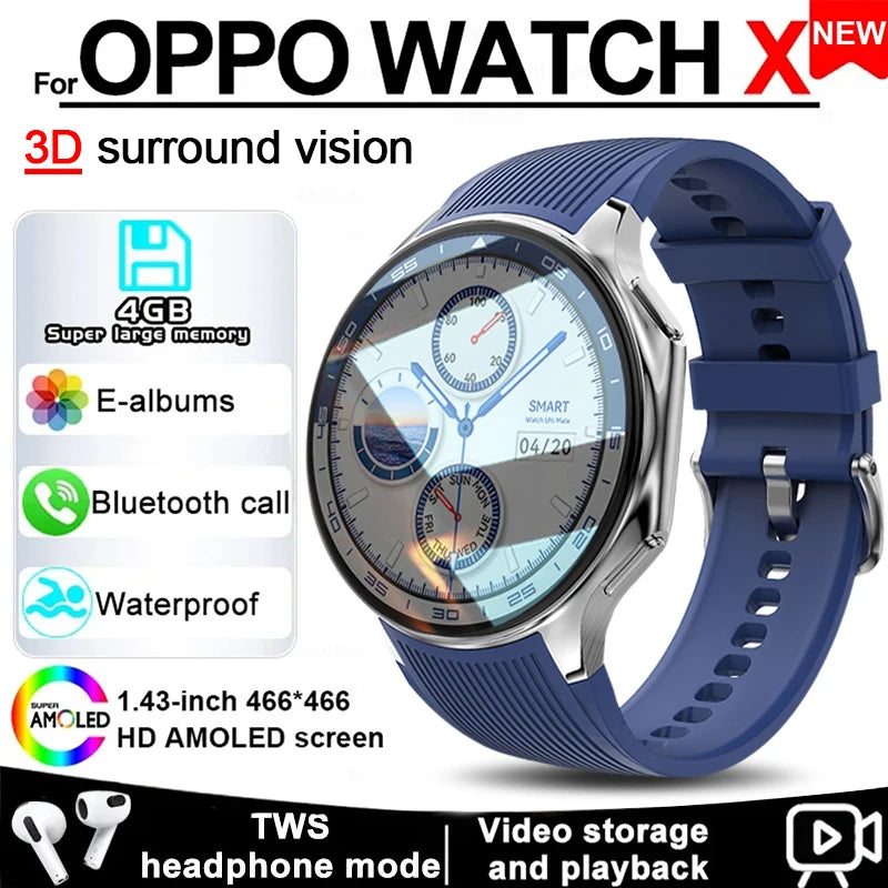 2024 New For OPPO Watch X Smart Watch